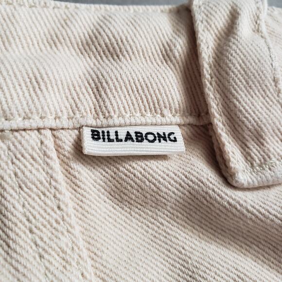 BILLABONG Wall to Wall Denim Cargo Pants Size 26‎ Antique White - Picture 10 of 12